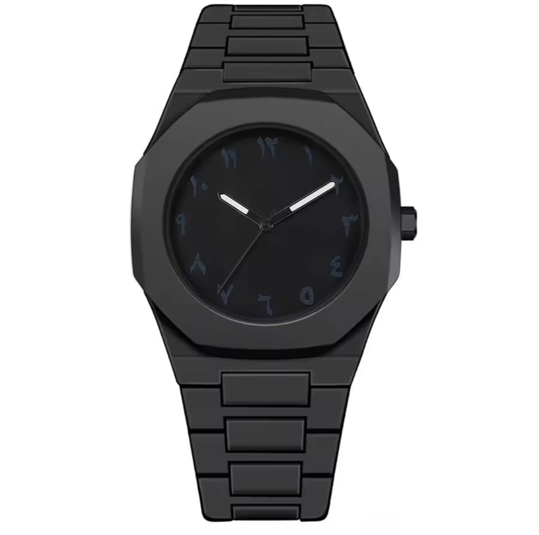 Black Arabic Watch